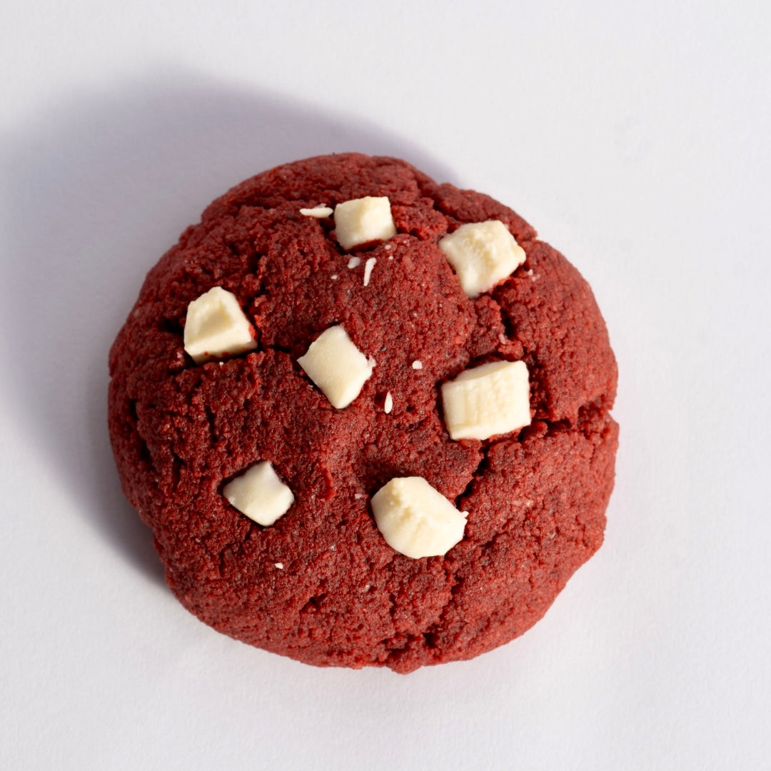 Red velvet rellena de crema de avellana KETO