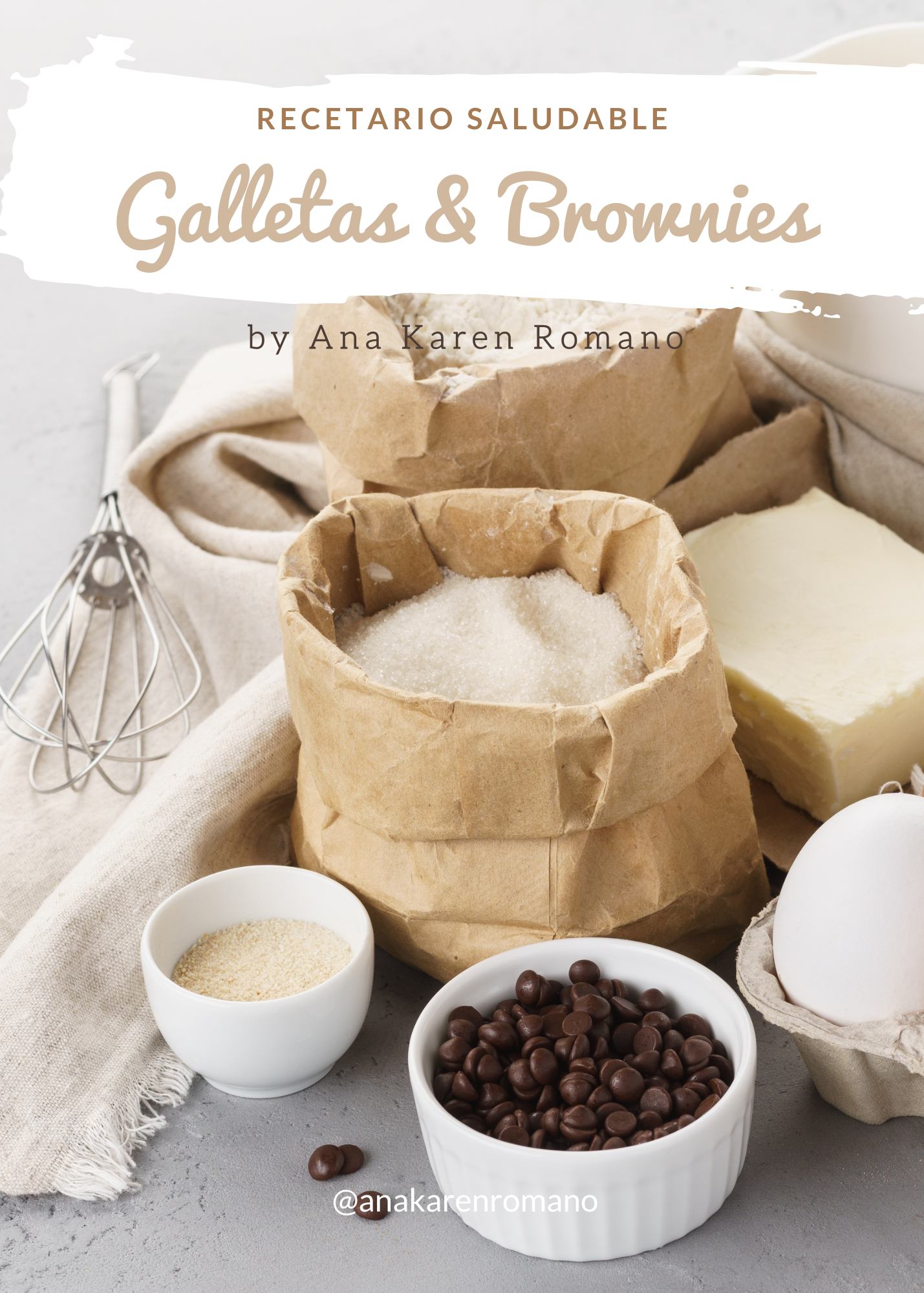 Recetario digital "Galletas y Brownies saludables"