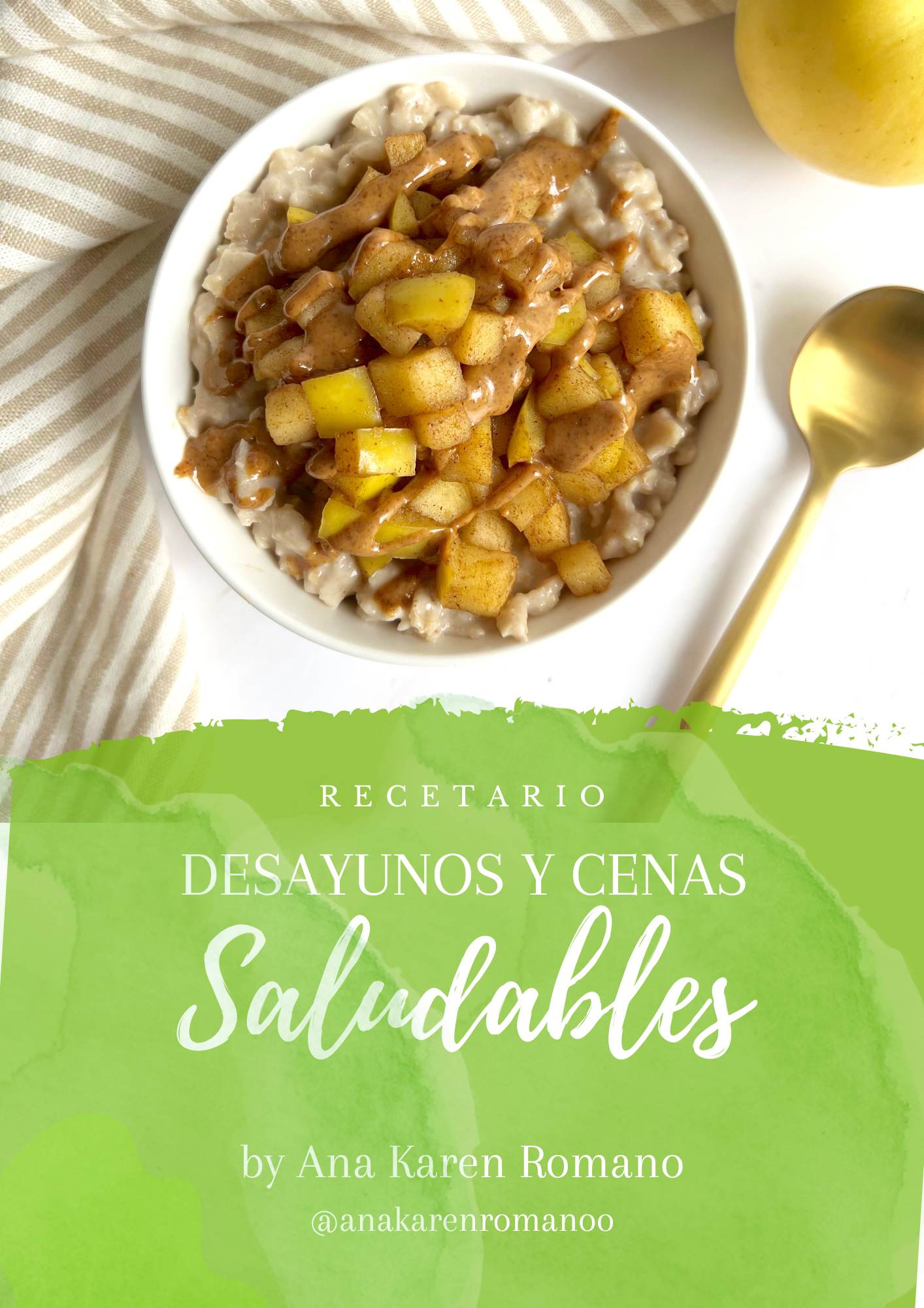 Recetario digital "Desayunos y cenas saludables"