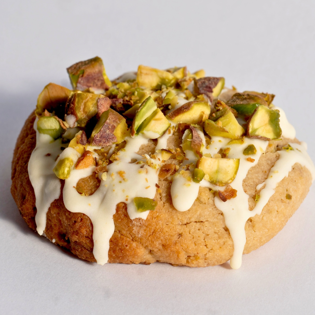 Pistachio white choco cookie